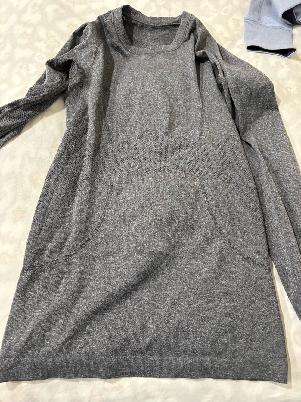 lululemon athletica Gray Long Sleeve Knit Dress